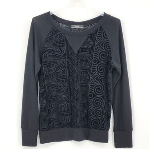 Dulcie Velvet Burnout Blouse Top Womens Size Small Vampire Goth Whimsigoth